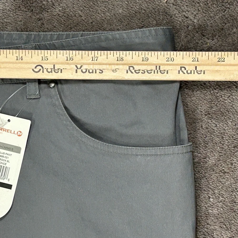 Merrell Articulus Pant Mens 40x34 Castlerock Gray Solid Outdoor Hiking Trail